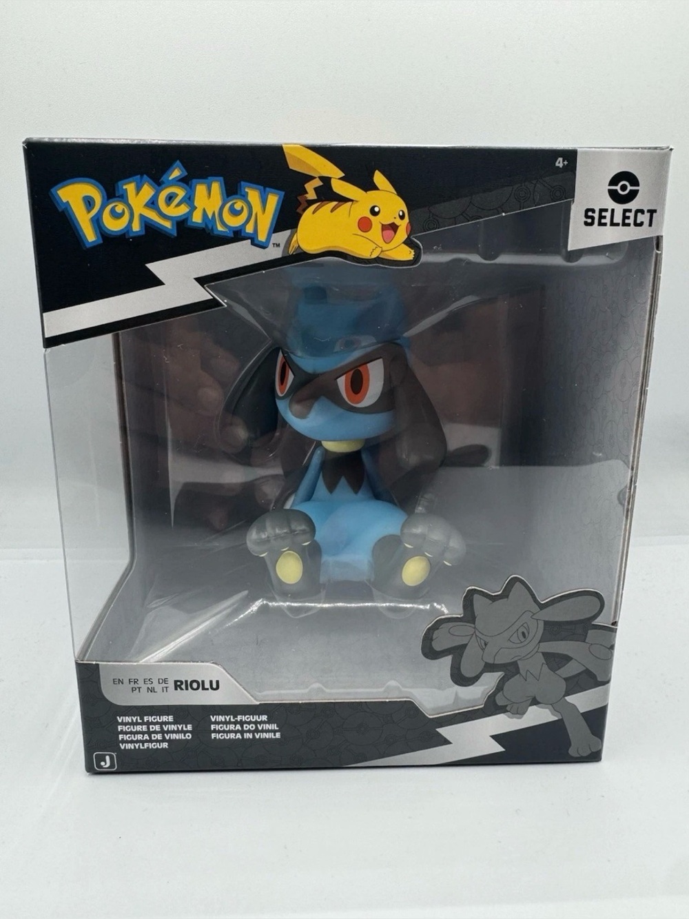 2025 Jazwares Series 4 Pokemon Select RIOLU Vinyl Figure NEW Sealed